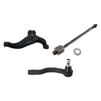 TRQ® - Front Driver Side Lower Control Arm and Tie Rod End Kit