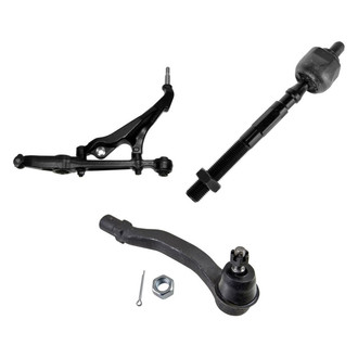 TRQ® - Front Driver Side Lower Control Arm and Tie Rod End Kit