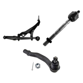 TRQ® - Front Driver Side Lower Control Arm and Tie Rod End Kit