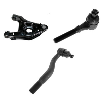 TRQ® - Front Driver Side Lower Control Arm with Ball Joint and Tie Rod End Kit
