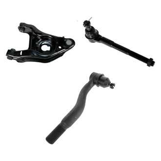 TRQ® - Front Driver Side Lower Control Arm with Ball Joint and Tie Rod End Kit