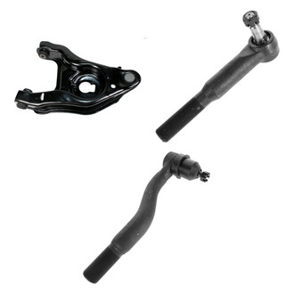 TRQ® - Front Driver Side Lower Control Arm with Ball Joint and Tie Rod End Kit