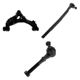 TRQ® - Front Driver Side Lower Control Arm with Ball Joint and Tie Rod End Kit
