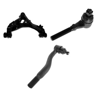 TRQ® - Front Driver Side Lower Control Arm with Ball Joint and Tie Rod End Kit