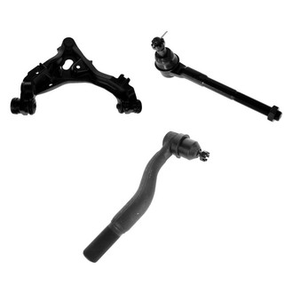 TRQ® - Front Driver Side Lower Control Arm with Ball Joint and Tie Rod End Kit