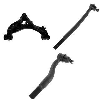 TRQ® - Front Driver Side Lower Control Arm with Ball Joint and Tie Rod End Kit