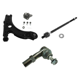 TRQ® - Front Driver Side Lower Control Arm and Tie Rod End Kit