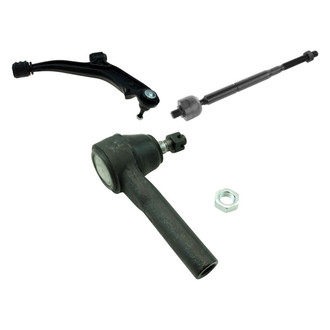 TRQ® - Front Driver Side Lower Control Arm with Ball Joint and Tie Rod End Kit