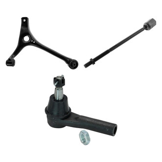 TRQ® - Front Driver Side Lower Control Arm and Tie Rod End Kit