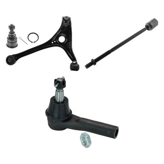 TRQ® - Front Driver Side Lower Control Arm and Tie Rod End Kit
