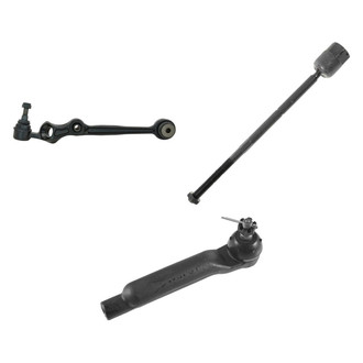 TRQ® - Front Driver Side Lower Control Arm with Ball Joint and Tie Rod End Kit