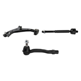 TRQ® - Front Driver Side Lower Control Arm with Ball Joint and Tie Rod End Kit