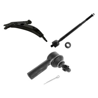 TRQ® - Front Driver Side Lower Control Arm and Tie Rod End Kit