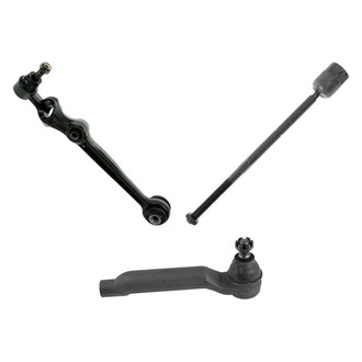 TRQ® - Front Driver Side Lower Control Arm with Ball Joint and Tie Rod End Kit