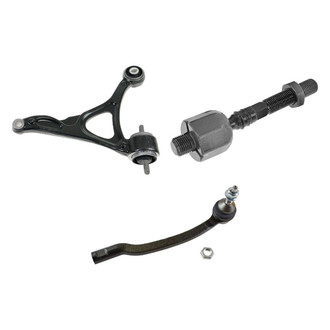 TRQ® - Front Driver Side Lower Control Arm and Tie Rod End Kit