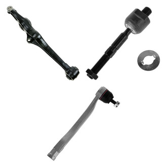 TRQ® - Front Driver Side Lower Control Arm and Tie Rod End Kit