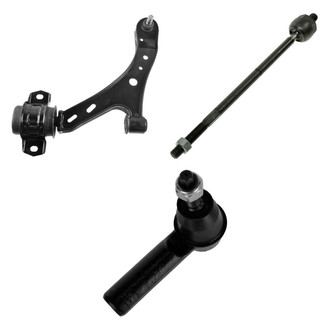 TRQ® - Front Driver Side Lower Control Arm with Ball Joint and Tie Rod End Kit