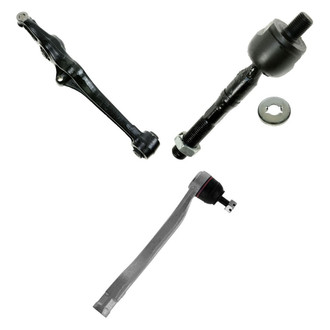 TRQ® - Front Driver Side Lower Control Arm and Tie Rod End Kit