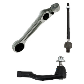 TRQ® - Front Driver Side Lower Control Arm and Tie Rod End Kit