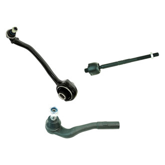 TRQ® - Front Driver Side Lower Control Arm with Ball Joint and Tie Rod End Kit