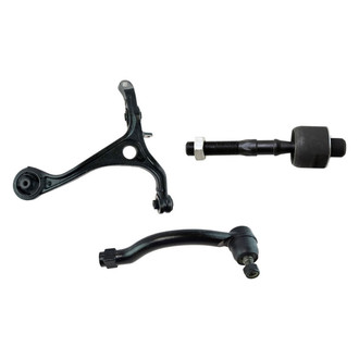 TRQ® - Front Driver Side Lower Control Arm and Tie Rod End Kit