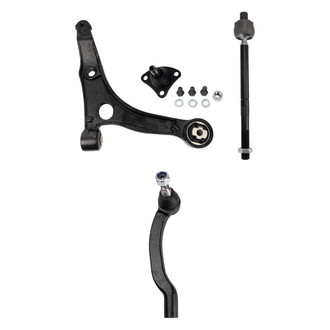 TRQ® - Front Driver Side Lower Control Arm and Tie Rod End Kit