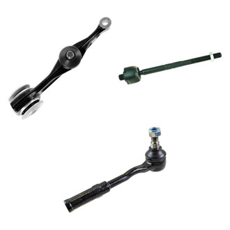 TRQ® - Front Driver Side Lower Control Arm and Tie Rod End Kit