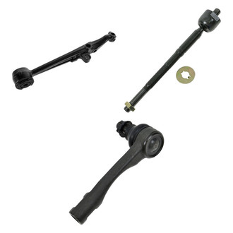 TRQ® - Front Driver Side Lower Control Arm and Tie Rod End Kit