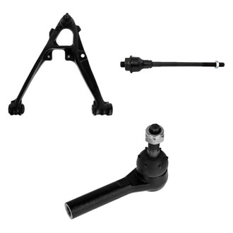 TRQ® - Front Driver Side Lower Control Arm with Ball Joint and Tie Rod End Kit