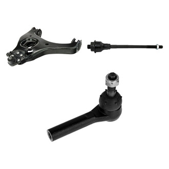 TRQ® - Front Driver Side Lower Control Arm with Ball Joint and Tie Rod End Kit