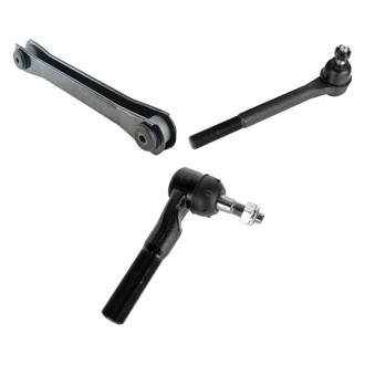 TRQ® - Front Driver Side Lower Control Arm and Tie Rod End Kit