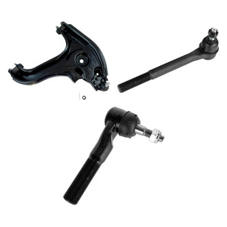 TRQ® - Front Driver Side Lower Control Arm with Ball Joint and Tie Rod End Kit