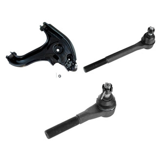 TRQ® - Front Driver Side Lower Control Arm with Ball Joint and Tie Rod End Kit