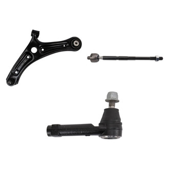 TRQ® - Front Driver Side Lower Control Arm with Ball Joint and Tie Rod End Kit