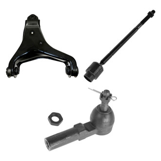 TRQ® - Front Driver Side Lower Control Arm and Tie Rod End Kit