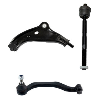 TRQ® - Front Driver Side Lower Control Arm with Ball Joint and Tie Rod End Kit