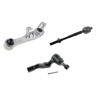 TRQ® - Front Driver Side Lower Control Arm and Tie Rod End Kit