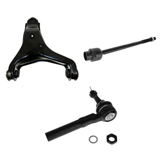 TRQ® - Front Driver Side Lower Control Arm and Tie Rod End Kit