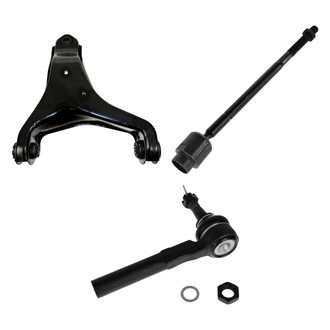 TRQ® - Front Driver Side Lower Control Arm and Tie Rod End Kit