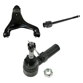 TRQ® - Front Driver Side Lower Control Arm and Tie Rod End Kit