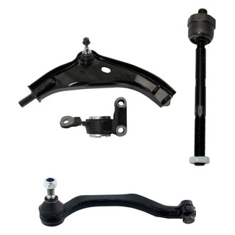 TRQ® - Front Driver Side Lower Control Arm and Tie Rod End Kit