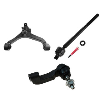 TRQ® - Front Driver Side Lower Control Arm and Tie Rod End Kit