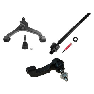 TRQ® - Front Driver Side Lower Control Arm and Tie Rod End Kit