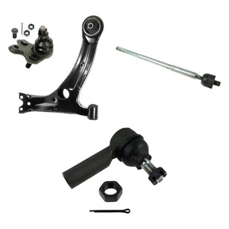 TRQ® - Front Driver Side Lower Control Arm and Tie Rod End Kit
