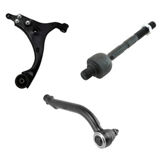 TRQ® - Front Driver Side Lower Control Arm and Tie Rod End Kit