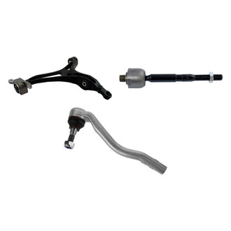 TRQ® - Front Driver Side Lower Control Arm and Tie Rod End Kit