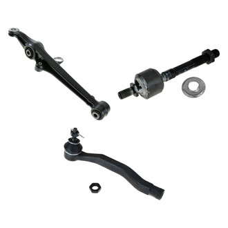 TRQ® - Front Driver Side Lower Control Arm and Tie Rod End Kit