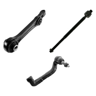 TRQ® - Front Driver Side Lower Control Arm and Tie Rod End Kit