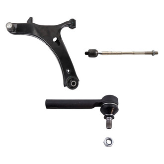 TRQ® - Front Driver Side Lower Control Arm with Ball Joint and Tie Rod End Kit