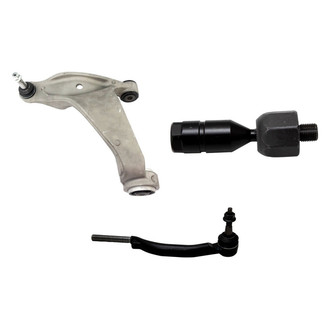 TRQ® - Front Driver Side Lower Control Arm with Ball Joint and Tie Rod End Kit